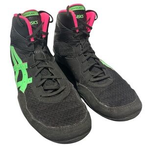 Asics Matflex Black Solid Wrestling Shoes Athletic Shoes Men Sz 14